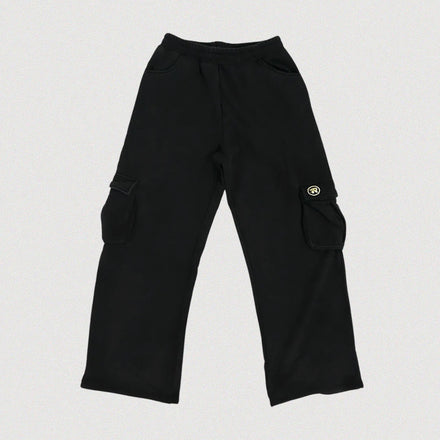 Black Cargo Sweatpants